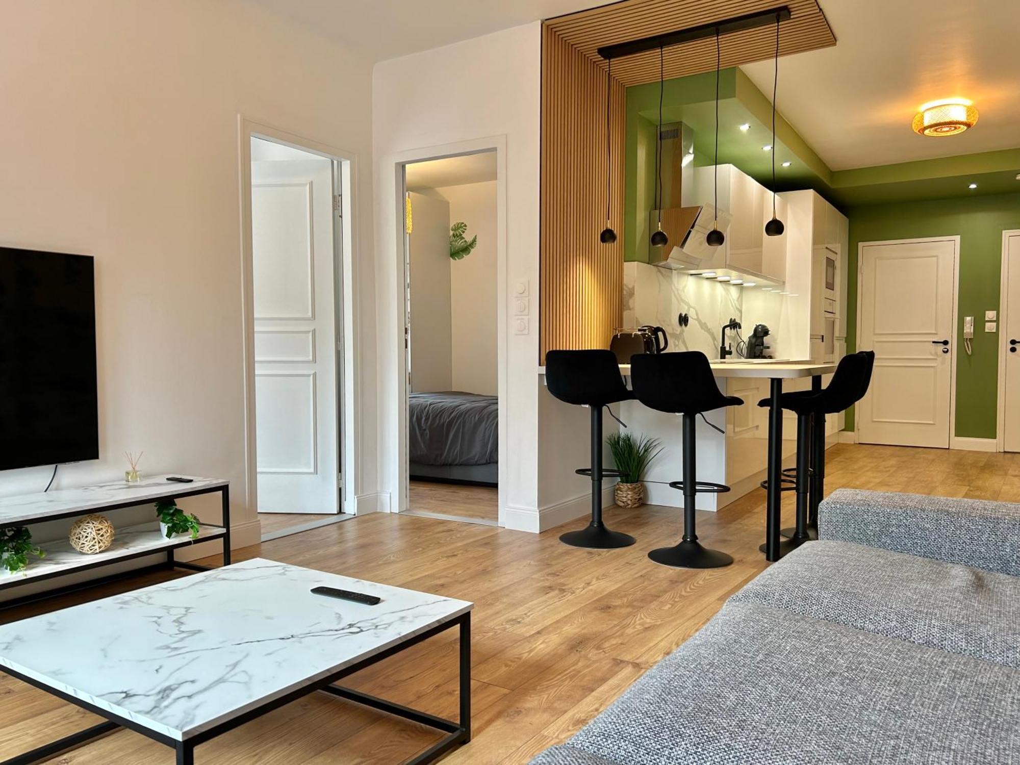 Le Chardon- Appartement 2Chambres- Avec Stationnement Нансі Екстер'єр фото
